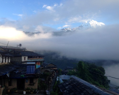 Annapurna South From Ghandruk Kaski