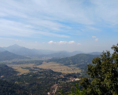 View Of Panauti From Namobuddha